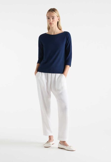 Mela-Purdie-Relaxed-Boat-NeckF01-2630--DENIM-FR