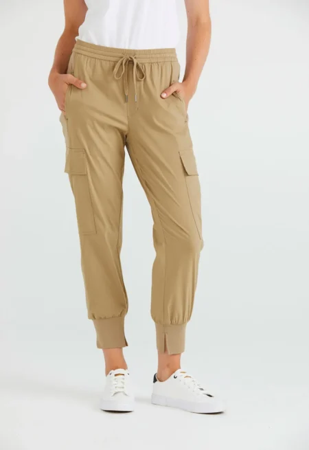 Lania LTL Rib Cargo Pant-2906A-Clay