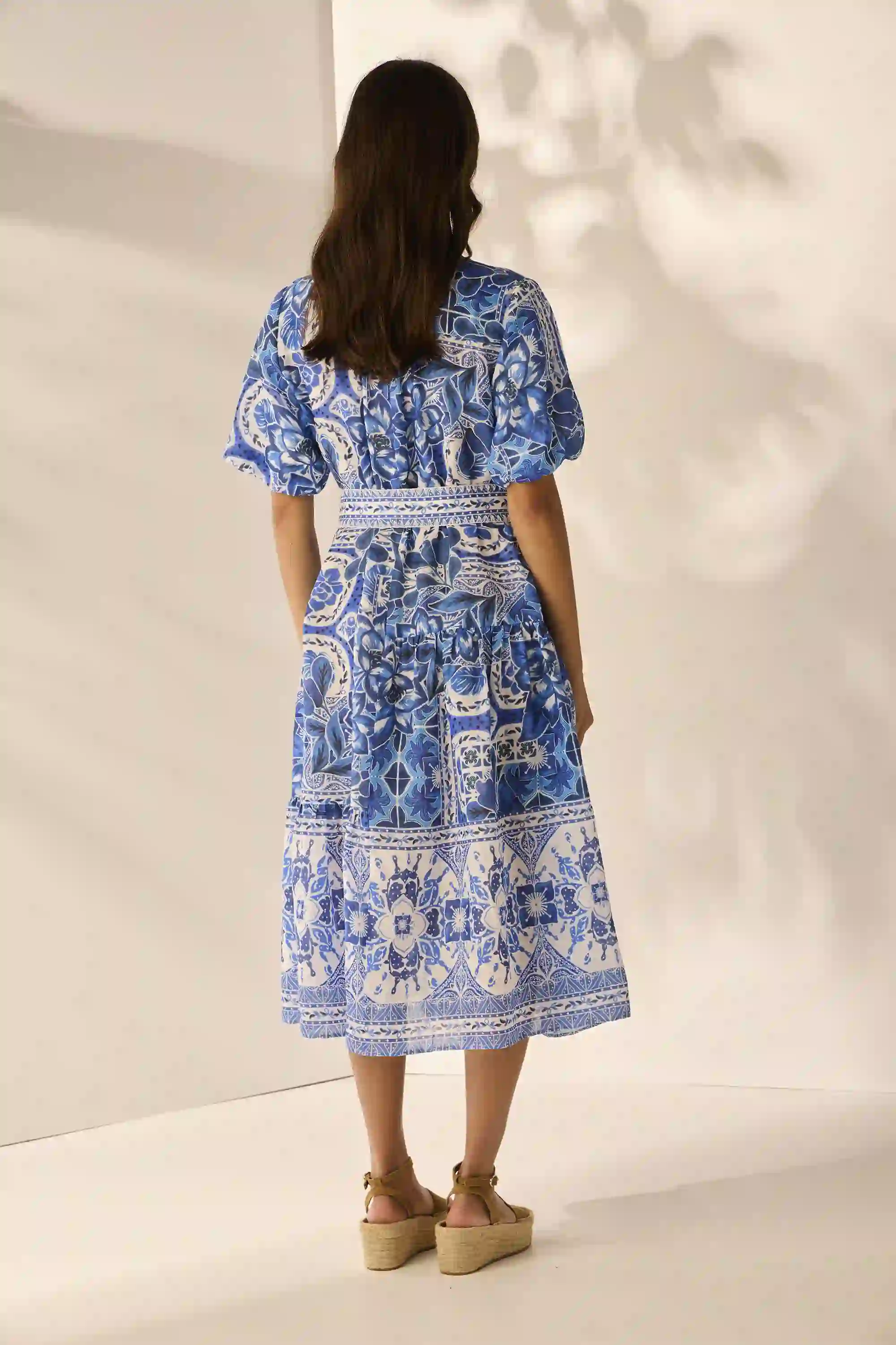 Lania Porto Dress-3824-Porto-Print-BK