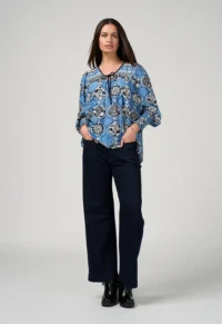 Loobies-Story-LS3206 Taj Mahal Blouse Chambray Multi