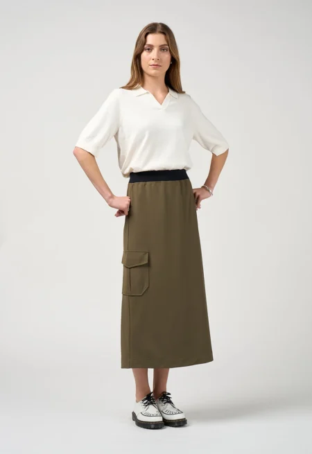 Madly Sweetly Cavalry Skirt-FR