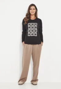 Verge-Reckless Top 1034SF Black Bexter Pant 9570SF Mushroom-FR