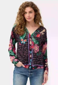 Johnny Was Nisha Button Up Shirt