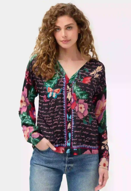 Johnny Was Nisha Button Up Shirt