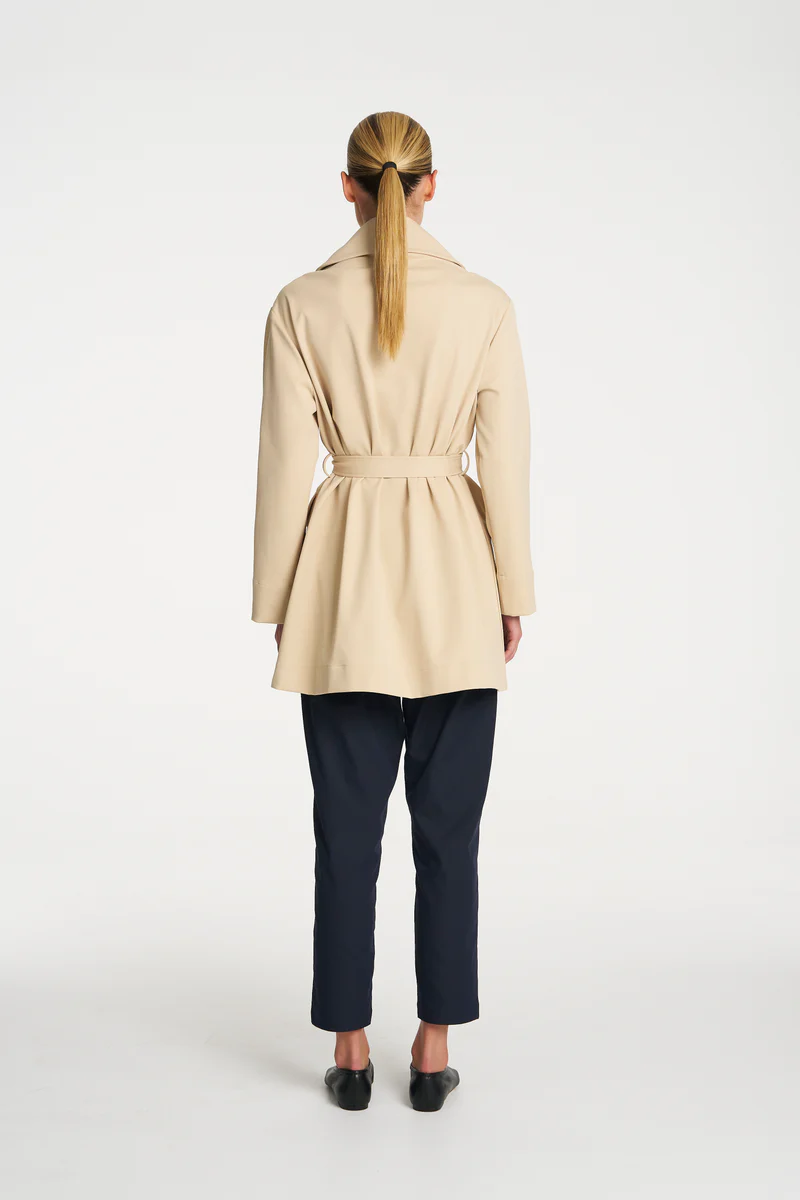Mela Purdie Wrap Trench-BK