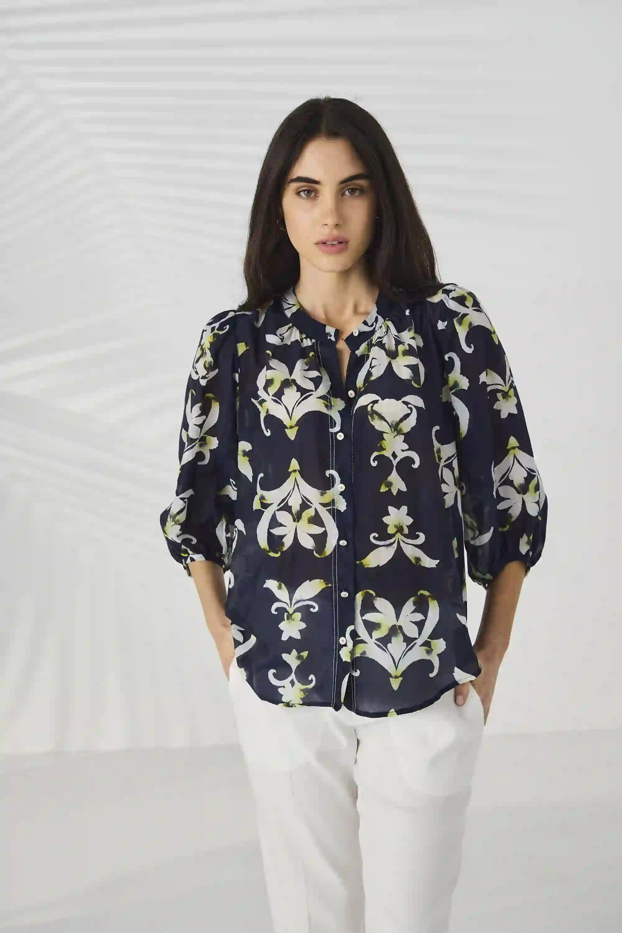 Lania-Montage shirt_Indigo