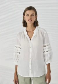 Lania-Spiral Shirt_Ivory