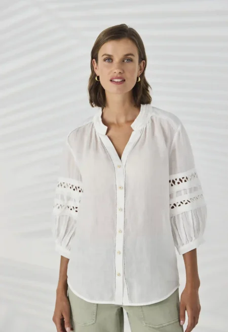 Lania-Spiral Shirt_Ivory