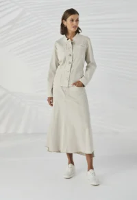 Lania-Strand Jacket_Almond_4093_Austin Skirt_Almond