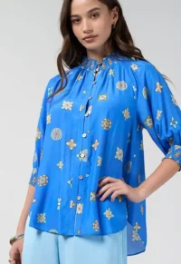 Loobies-Story-LS3305 Dambulla Shirt Azure Multi