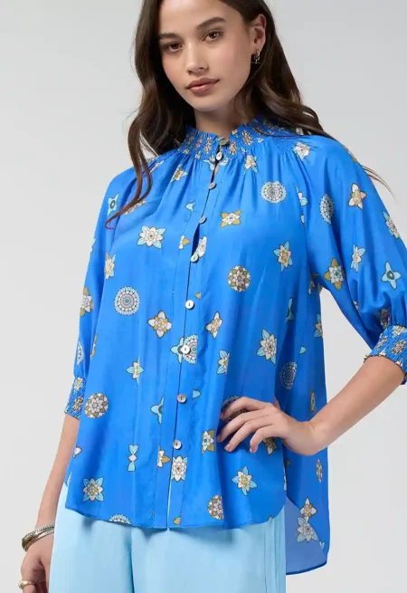 Loobies-Story-LS3305 Dambulla Shirt Azure Multi