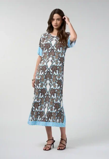 Loobies-Story-LS3338E Ella Dress Silk White Multi