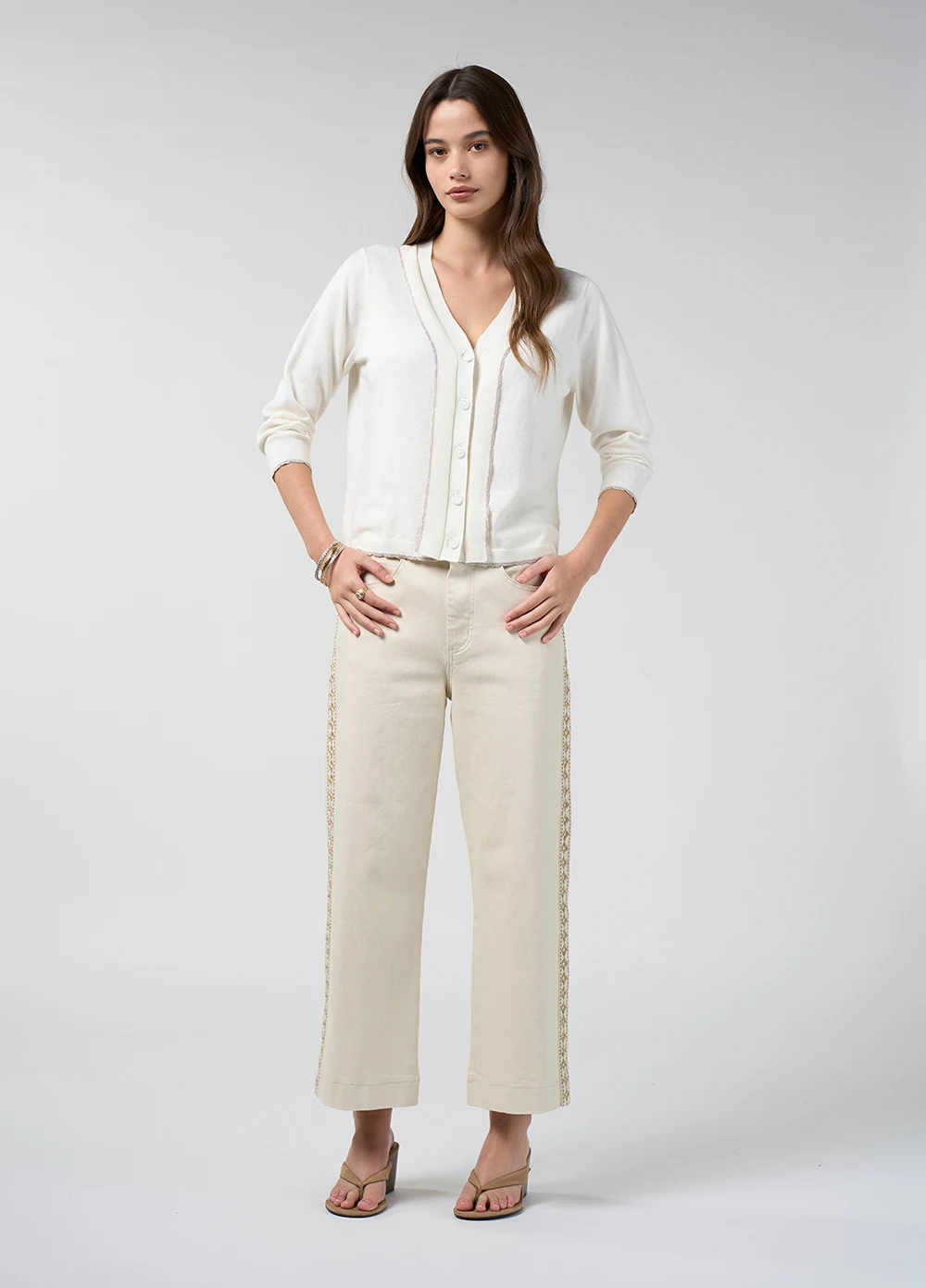 Loobies-Story-LSK2651 Maha Cardi Silk White-FR