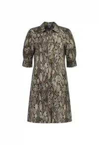 Verge Acrobat Serpent Nori Dress