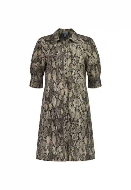 Verge Acrobat Serpent Nori Dress